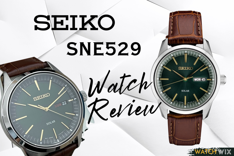 Seiko SNE529 Watch Hands-On Review: Solar Powered, Dark Green Sunray Dial