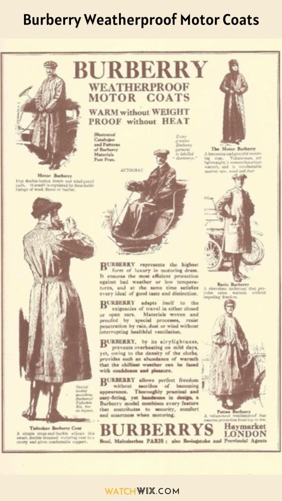 Burberry Weatherproof Motor Coats