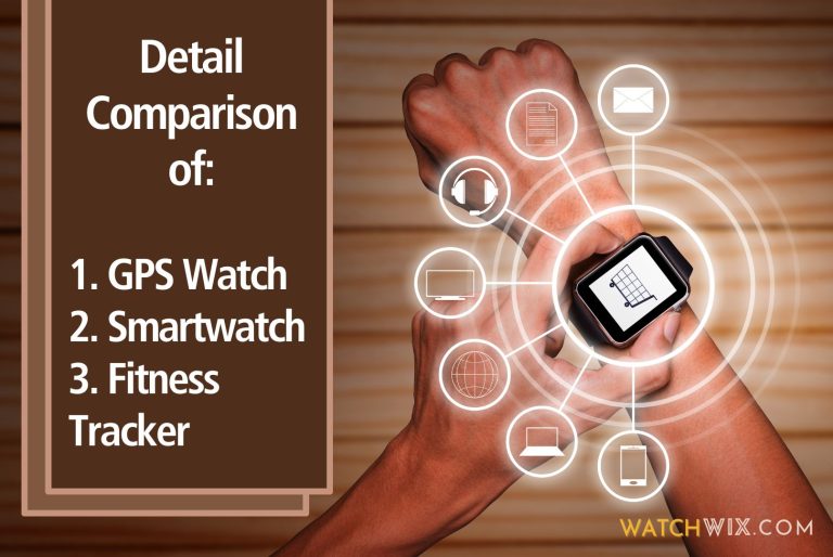 GPS Watch, Smartwatch, Fitness Tracker: Detail Comparison