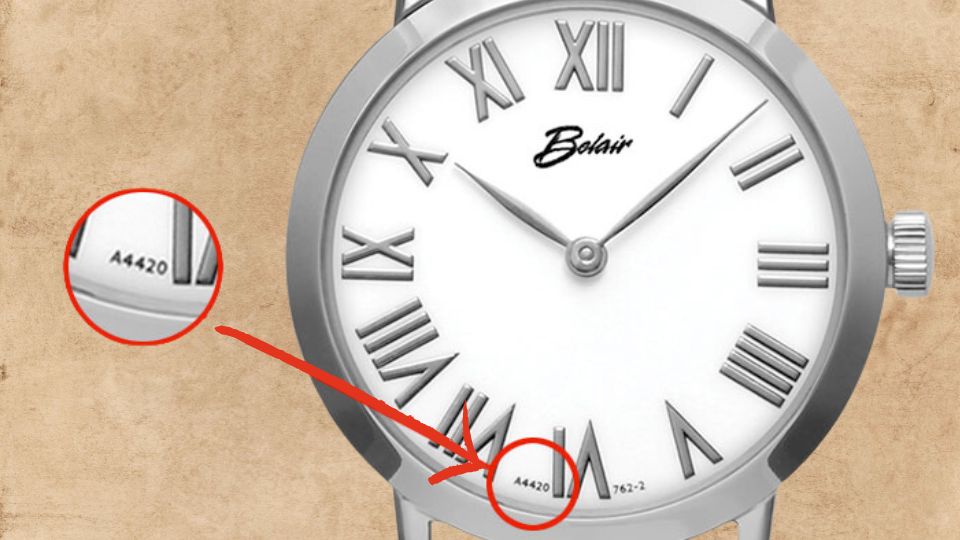 Check the Watch Dial or Face- To Get Watch Model Number